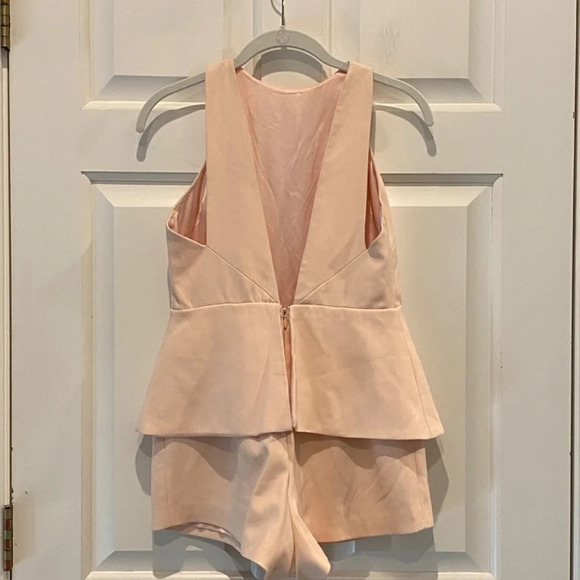 Finders Keepers Strangers In Paradise Playsuit, Blush Pink 16637 - Picture 7 of 14